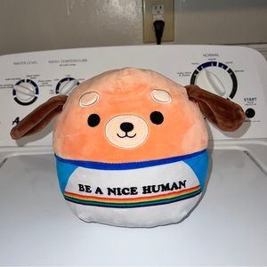 Squishmallows Sam Be A Nice Human T-Shirt Dog 8”